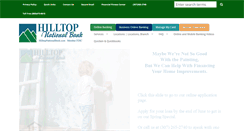Desktop Screenshot of hilltopnationalbank.com